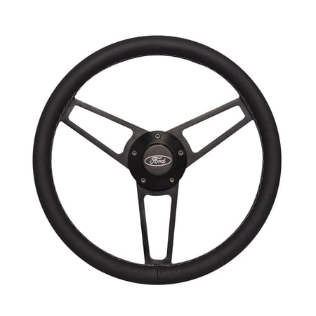 Grant 1907 Billet Series Leather Wheel and Installation Kit