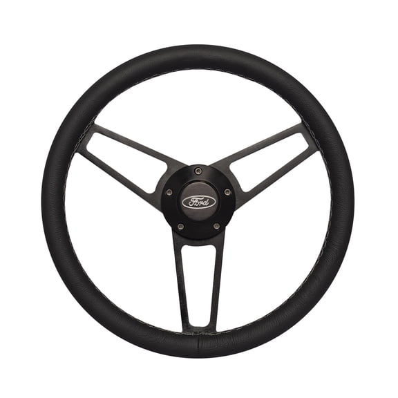 Grant 1907 Billet Series Leather Wheel and Installation Kit