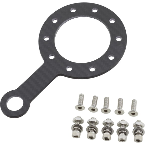 Grant 261 Carbon Fiber Steering Switch Mount Plate, 1-Hole