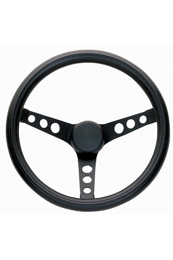 Grant Black Paint Steel 13-1/2 in Diameter Performance Steering Wheel P/N 338