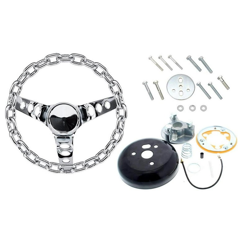 Grant 741 Chrome Chain Steering Wheel 10 Grant 741 Chrome Chain Steering Wheel 10