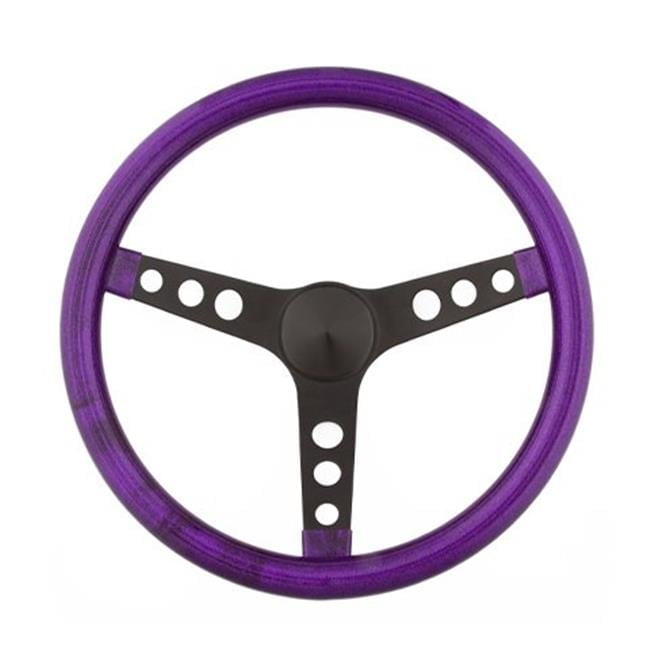 Grant Metal Flake Steering Wheel, Purple/Black 15 Grant Metal Flake Steering Wheel, Purple/Black 15