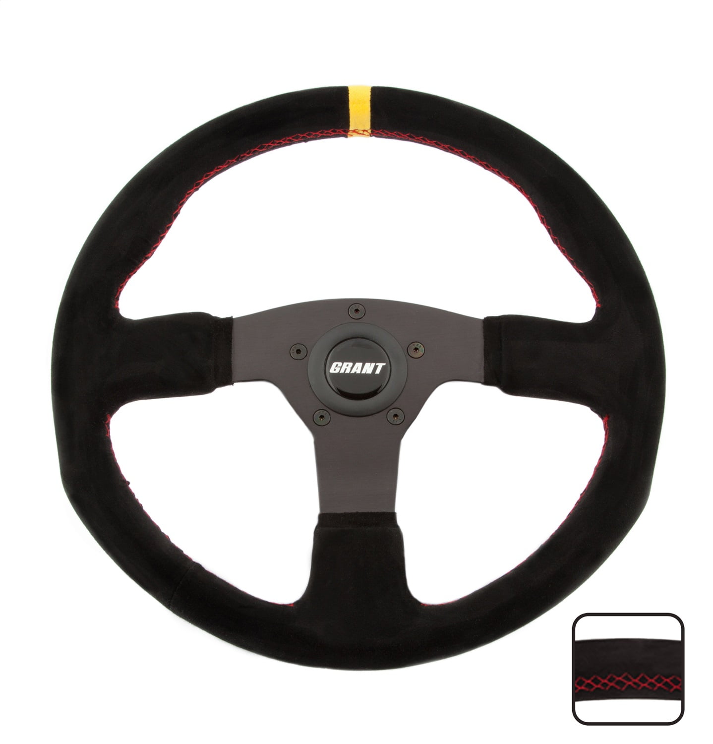 Grant 8547 Suede Series Steering Wheel 13.75 Grant 8547 Suede Series Steering Wheel 13.75