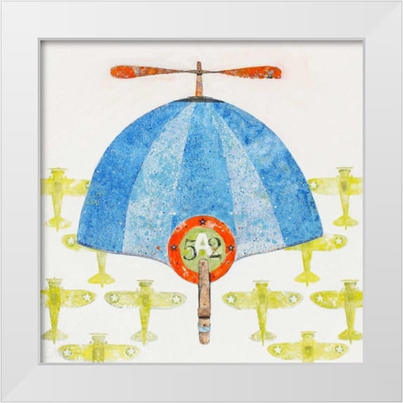 Grant, Anthony 15x15 White Modern Wood Framed Museum Art Print Titled - Cap No. 52