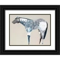 thumbnail image 1 of Grant, Anthony 24x19 Black Ornate Wood Framed with Double Matting Museum Art Print Titled - Horse No. 34, 1 of 4