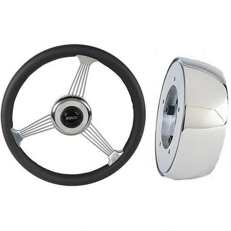 Grant Banjo Steering Wheel & Steering Wheel Adapter Kit, Black