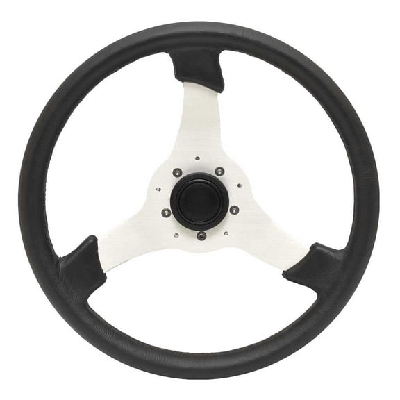 Grant Boat Steering Wheel 750 | 14 Inch Black Vinyl Aluminum