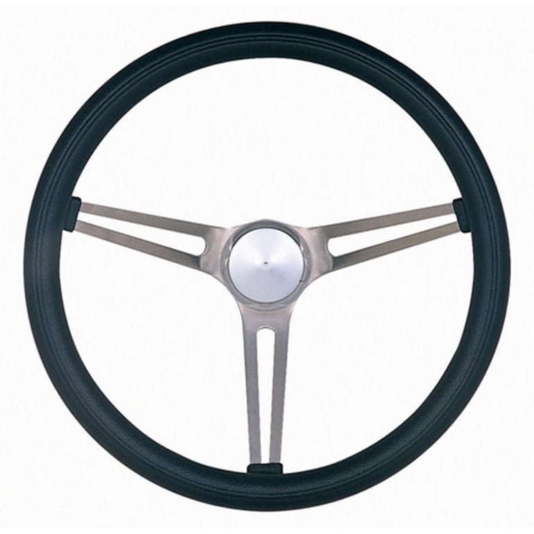 Grant Brushed Stainless 15 in Diameter Classic Nostalgia Steering