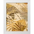 thumbnail image 1 of Grant, Eve C. 15x18 White Modern Wood Framed Museum Art Print Titled - Golden Palms Panel I, 1 of 4