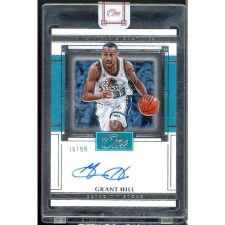 Grant Hill Card 2020-21 Panini One and One First Team Signatures #33