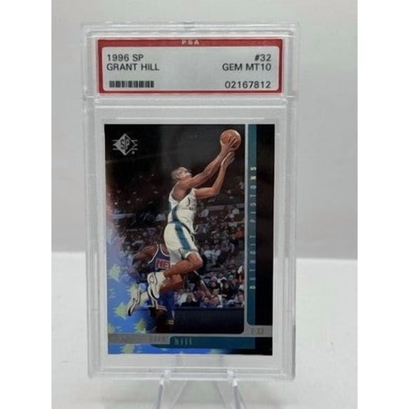 Grant Hill PSA 10 1996-97 Upper Deck SP #32 Detroit Pistons