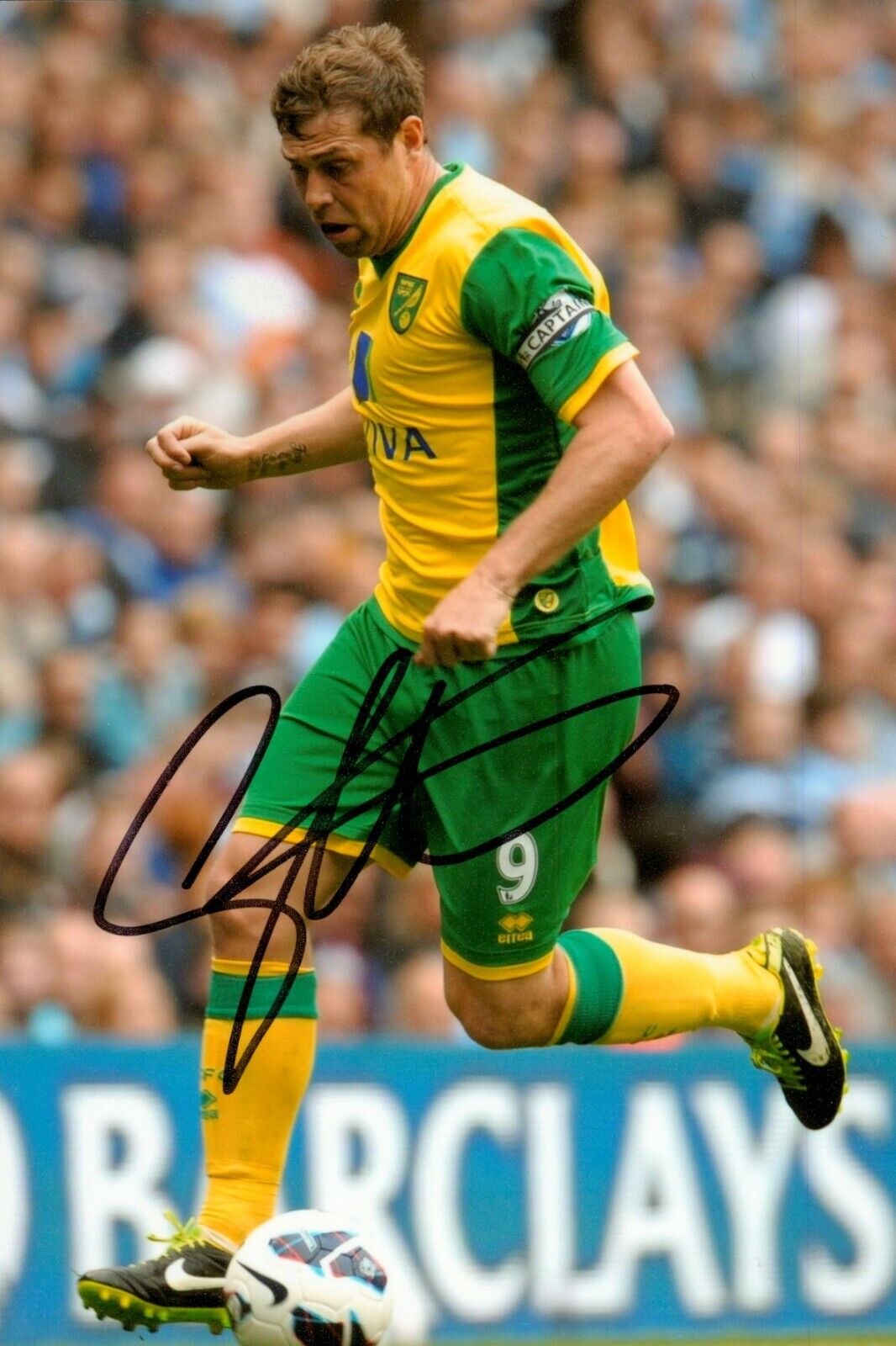 Grant Holt Hand Signed 6x4 Photo Norwich City Nottingham Forest