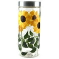 thumbnail image 1 of Grant Howard 39517 72 Ounce X Large Hand Painted Sunflower Round Storage Jar, 1 of 1