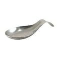 thumbnail image 1 of Grant Howard Stainless Steel Spoon Rest – Silver Kitchen Utensil Holder, 1 of 1