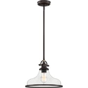 Grant 1-Light Palladian Bronze Pendant Light