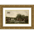thumbnail image 1 of Grant, Sir Francis 18x12 Gold Ornate Wood Framed with Double Matting Museum Art Print Titled - SirRichardSuttonandtheQuornHounds, 1 of 4
