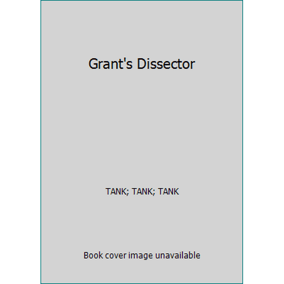Pre-Owned Grant's Dissector (Paperback) 8184736614 9788184736618