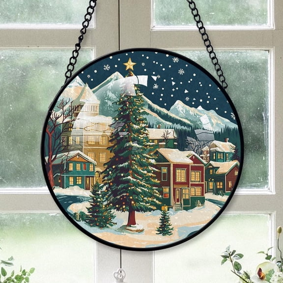 Grants Pass City Oregon, Customized Ornaments for Grants PassStained Glass Suncatcher, Grants Pass Gift, Decor for Travel Lover tg6ZZ8