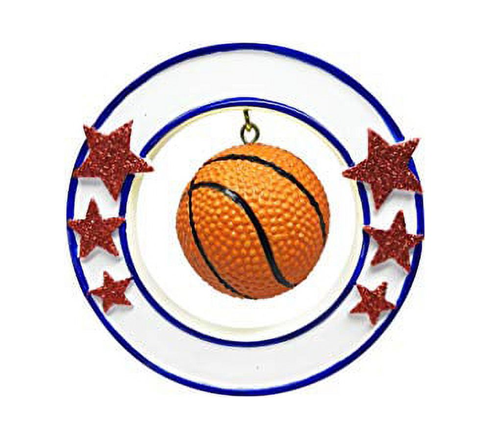 Grantwood Technology Personalized Christmas Ornament Sports- 3D Basketball/UK Basketball Ornament/Basketball Ornament - image 1 of 2