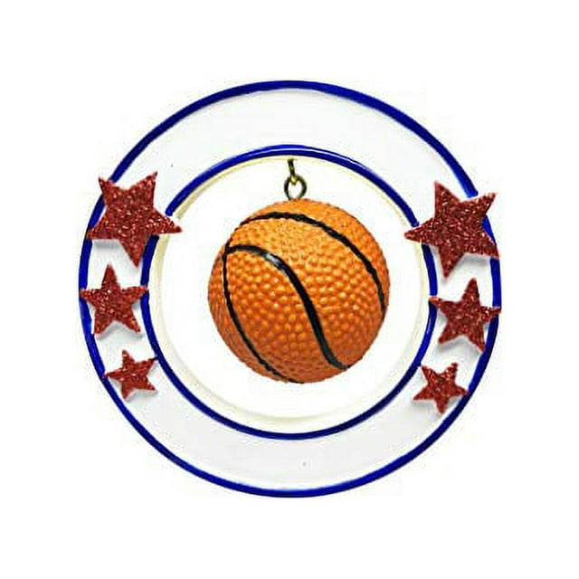Grantwood Technology Personalized Christmas Ornament Sports- 3D Basketball/UK Basketball Ornament/Basketball Ornament