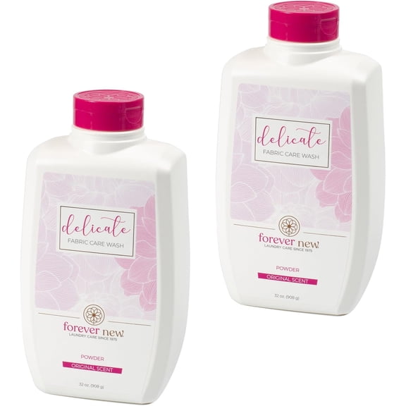 Granular Detergent Powder - Delicate Laundry Care Wash - Original Scented 64 oz. (32 oz. 2 Pack)