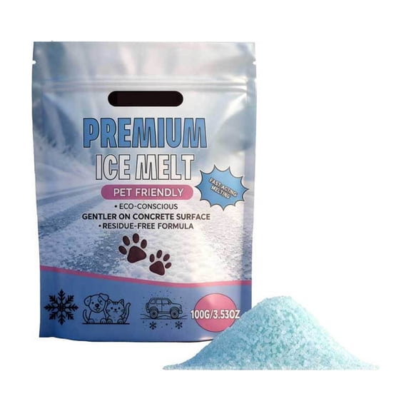 Granular Ice Melt for Sidewalk Thawing Action with Advanced Low Temperature Formula in Extreme Winter Conditions