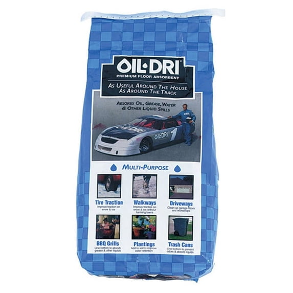 Granular Sorbent, 1 gal Absorbed per Package, 8 lb Bag, Granular Clay, Not Scented, Brown, Tan