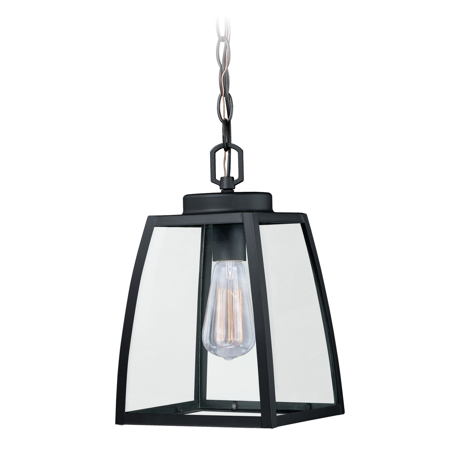 Granville Mini 8" Bronze Outdoor Lantern Pendant with Clear Glass