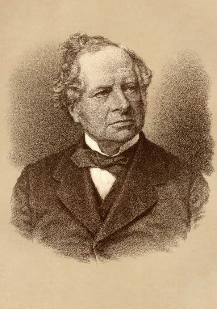 Granville George Leveson-Gower2Nd Earl Granville 1815-1891 Secretary Of State For The Colonies From A Photograph By Russell And Son Chichester Canvas Art - Ken Welsh Design Pics (12 x 18)