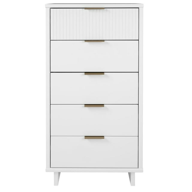 Granville Tall 23.62" Modern Narrow Dresser with 5 Full Extension
