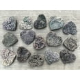 thumbnail image 1 of Grape Agate Gemstone Hearts, Polished Grape Agate Puffy Hearts, Grape Agate Palm Stone, Grape Agate Heart (5 Hearts）, 1 of 9