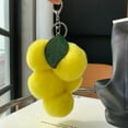 thumbnail image 1 of Grape Backpack Charm Keychain Pendant Fruit Themed Accessory For Decoration, 1 of 6