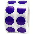 thumbnail image 1 of Grape Circle Dot Stickers, 0.5 Inch Round, 1000 Labels on a Roll, 1 of 3