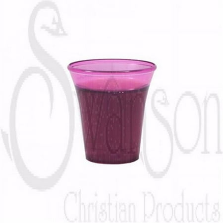 Grape Colored Plastic Communion Cups, 1000