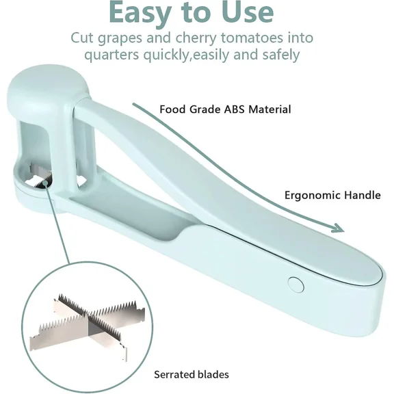 Grape Cutter Grape Slicer For Toddlers,grape Cherry Tomato Strawberry Cutter Stainless Steel Quarter Slicer Tool