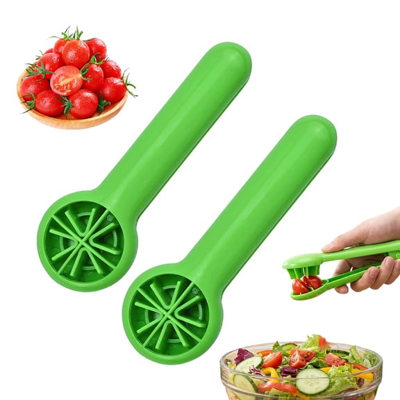 Grape Cutter Slicer, 2026 New Grape Cutter Tool, Grape Tomato Cherry Strawberry Cutter Tools Into 4 Pieces for Vegetable Fruit Salad, Quarter Grape Slicer Kitchen Gadget