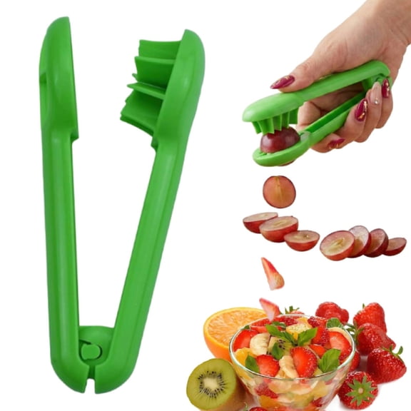 Grape Cutter Slicer, 2026 New GrapeCutter Tool, Grape Tomato Cher-ry Strawberry Cutter Tools Into 4 Pieces for Vegetable Fruit Salad, Quarter Fruit Slicer Cuts Kitchen Gadget