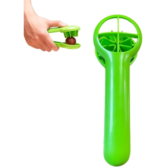 Grape Cutter Slicer, Fruit Slicer Handheld, Grape Tomato Cherry Strawberry Cutter Tools Into 4 Pieces for Vegetable Fruit Salad, Slicer Kitchen Gadget