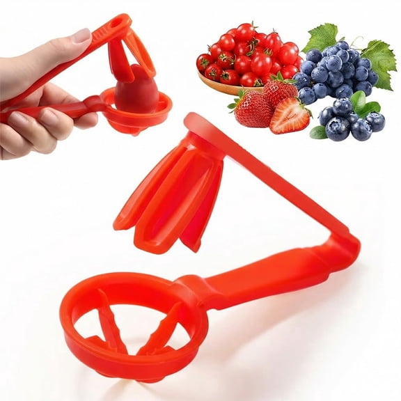 Grape Cutter Tool, Fruit Slicer Cuts Cherry Tomatoes & Strawberries into 4 Pieces, Fruit Quarter Tool for Salad, Cake Decoration, Kitchen Gadgets