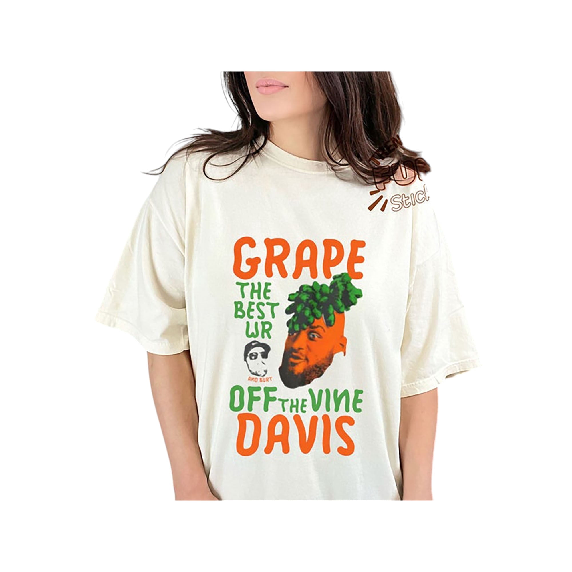 Grape Davis The Best Wr And Burt Off The Vine Retro Unisex Classic 2D T ...