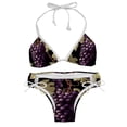 thumbnail image 1 of Grape Detachable Sponge Adjustable Strap Bikini Set Two-Pack, Great for All Scenes, One-Piece Swimsuits, Swim Suits, 1 of 6