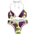 thumbnail image 1 of Grape Detachable Sponge Adjustable Strap Bikini Set - Two-Pack - Ideal for Beach and Pool Parties, 1 of 6