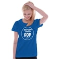 thumbnail image 1 of Grape Flavored Tootsie Roll Pop Women's T Shirt Ladies Tee Brisco Brands L, 1 of 6