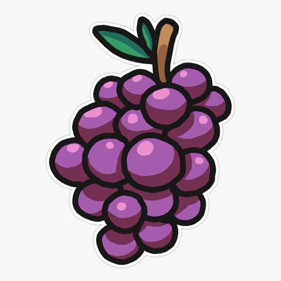 Grape Fresh Kitchen Decor Art Vinyl Sticker