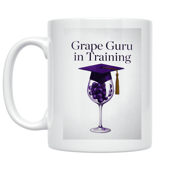 Grape Guru in Training - Wine Lover - 11 oz Ceramic Coffee Mug