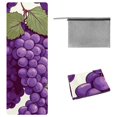 thumbnail image 1 of Grape Gym Towel with Storage Bag, 72.8"x26.8", Suitable for Yoga, Pilates, Fitness, etc. - Yoga Blanket, Yoga Mat Towel Included, 1 of 6