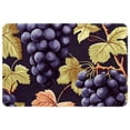 thumbnail image 1 of Grape Non-Slip Polyester Floor Carpet Door Rugs - Machine Washable Kitchen Rug, 1 of 6
