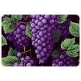 thumbnail image 1 of Grape Non-Slip Polyester Kitchen Mat Door Rugs Indoor Rug, Machine Washable, 1 of 6