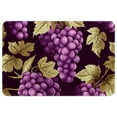 thumbnail image 1 of Grape Non-Slip Polyester Office Mat Chair Rug - Machine Washable Office Rug, 1 of 6