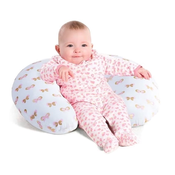 Little Grape Land Nursing Pillow, Breathable Nursing Pillows for Breastfeeding, Tummy Time, Sitting Support - Butterfly